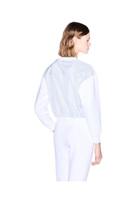 Felpa girocollo con retro a contrasto ARMANI EXCHANGE | Felpe | XW002080 AF21298U0002